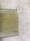 Item No. : 2072 Christmas Gift Packaging Decoration DIY Golden Snow Yarn Double-sided Wire Webbing 6.3cm Application Scenario